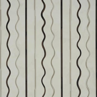 SAMPLE - Schumacher x Backdrop Affogato Wallpaper In Ivory & Carbon For Sale