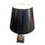 1960s 1960s Hand Painted Folk Art Quilt Inspired Table Lamp Unsigned With Edward Shade For Sale - Image 5 of 12