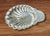 Large, deep, silver-plated scallop-shaped platter by Fleuron France, Christofle silversmith workshop. Marked on the...