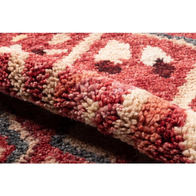 Rajveer Aarohi Red 5' X 8' Area Rug For Sale - Image 4 of 6