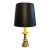 Vintage Brass Candlestick Lamp For Sale