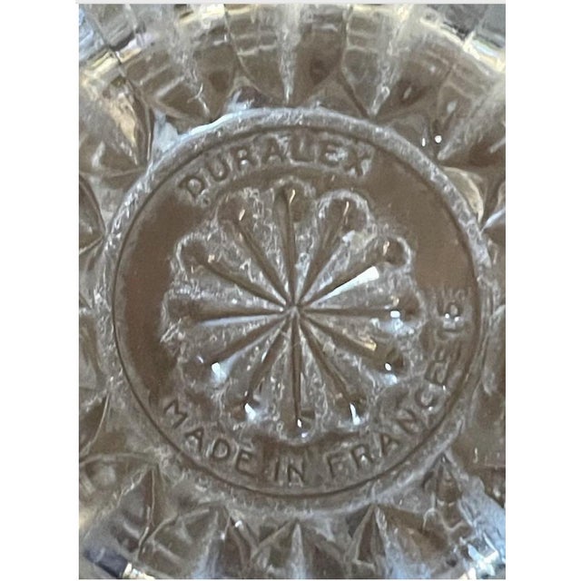 Vintage Diamond Cut Water Glasses from Vereco Duralex, France, 1950s, Set of 6 For Sale - Image 8 of 11