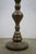 Mid 20th Century 2 Moroccan Etched Brass Altar Floor Candlesticks Candle Holders 36" For Sale - Image 10 of 13