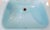 1970s 1973 Vintage "Standard" Clair De Lune Blue Cast Iron & Porcelain Wall-Mounted Sink For Sale - Image 5 of 18