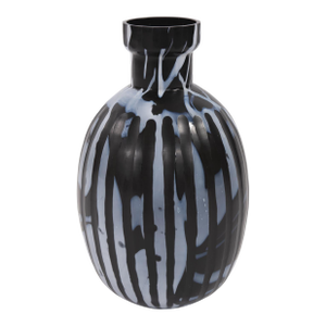 Sanders Black Glass Vase