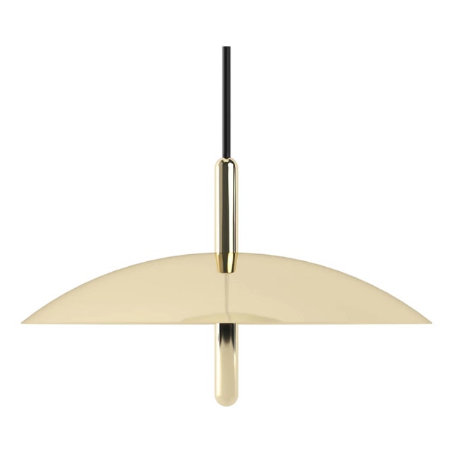 Signal Pendant, Brass, From Souda, Modern Led Hanging Light For Sale