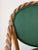 Vintage McGuire San Francisco Twisted Rattan Armchair in Emerald Green A sculptural vintage McGuire of San Francisco...