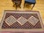 Vintage Persian Senneh Kilim, Flat-Woven Wool Rug, Paisley Pattern, Ivory & Black, 3x6 For Sale - Image 4 of 15