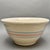 Farmhouse Vintage McCoy Pottery 1970s Pink and Blue Striped Stoneware Mixing Bowl For Sale - Image 3 of 7