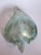Ornamental & Decorative Materials 1950s Archimede Seguso Murano Glass Leaf Bowl Green Gold Bullicante For Sale - Image 7 of 17
