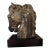 Vintage Large Jade Stone Horse Head Sculpture For Sale