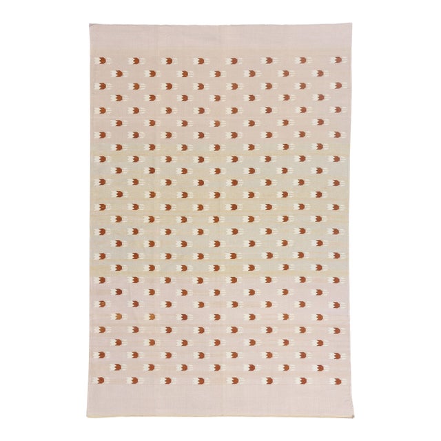 Vintage Indian Dhurrie Rug, 05'00 X 08'08 For Sale