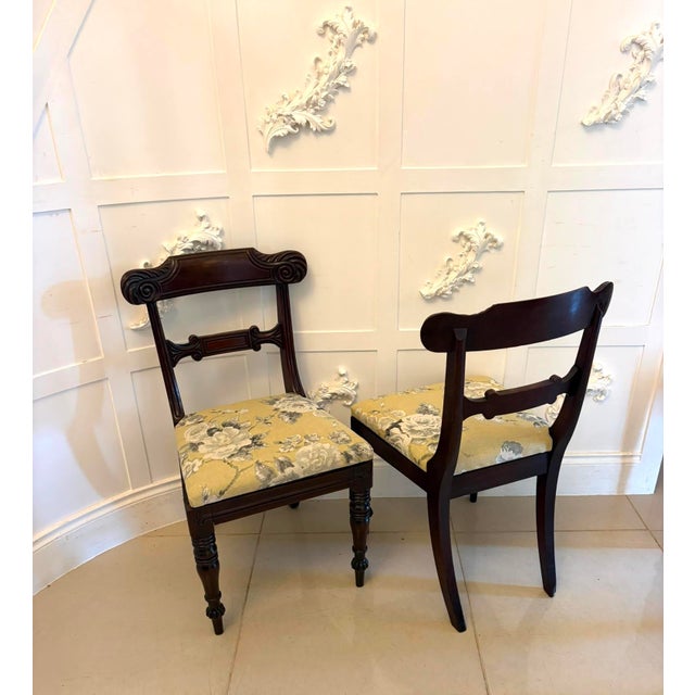 Antique Regency Mahogany Dining and Carver Chairs, 1820, Set of 8 For Sale - Image 9 of 18