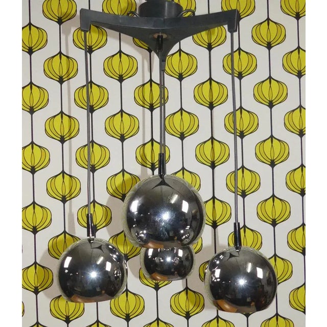 Space Age Chrome Cascade Lamp, 1970s For Sale - Image 9 of 9