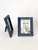 Blue Velvet and Glass Frames, France, 1990, Set of 2 For Sale - Image 3 of 12