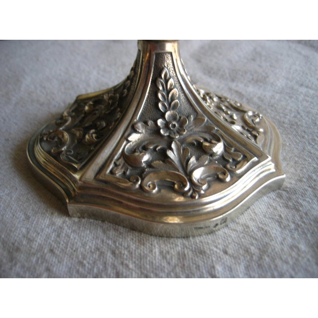 Portuguese Silver Chalice in Box 19 Century For Sale - Image 4 of 14