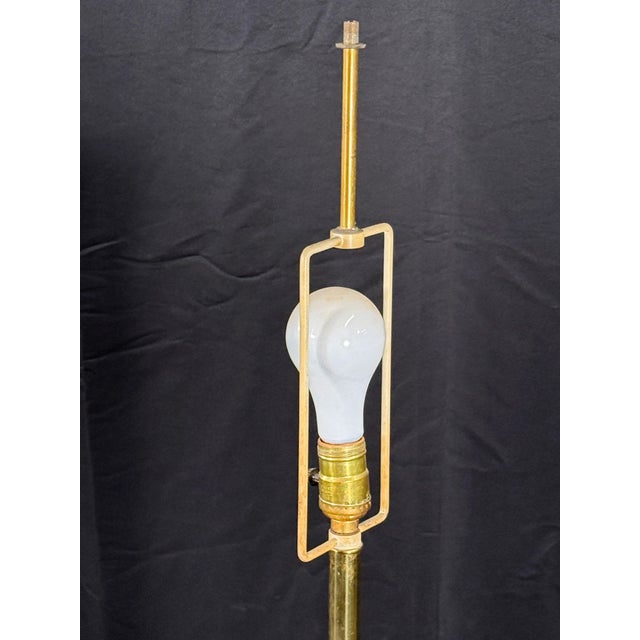 Mid 20th Century Mid 20th Century Mid Century Modern Laurel Style Brass Floor Lamp For Sale - Image 5 of 5