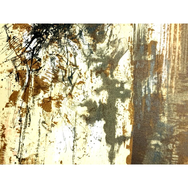 Early 21st Century Zao Wou-ki - Original Lithograph - Abstract Composition 1962 For Sale - Image 5 of 7