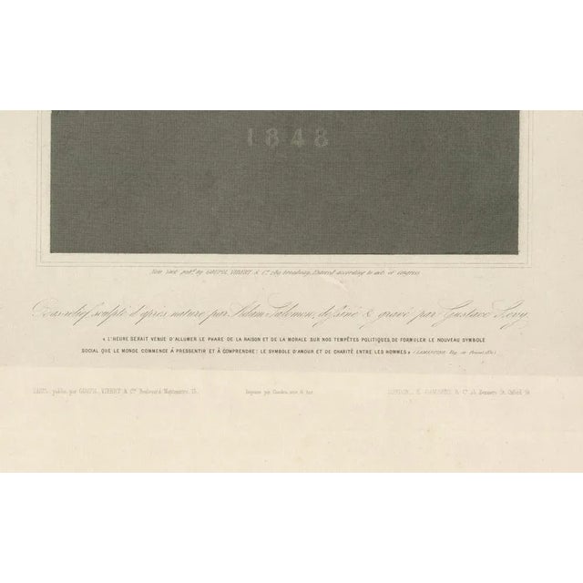 After David d'Angers, Portrait of Alphonse de Lamartine, 1843, Stipple Engraving For Sale - Image 3 of 10
