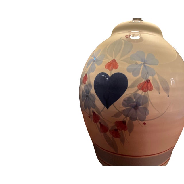 we have for your consideration a very gorgeous pair of mid century modern 1970s postmodern ceramic table lamps. Table...
