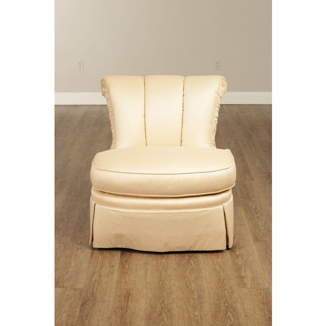 Century Furniture Pair of Upholstered Slipper Chairs For Sale - Image 14 of 18