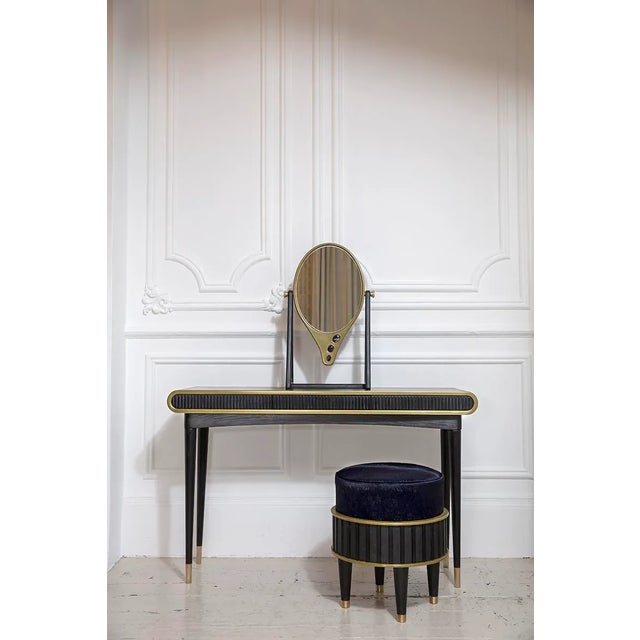 Black Oriette Dressing Table by Felice James For Sale - Image 8 of 12