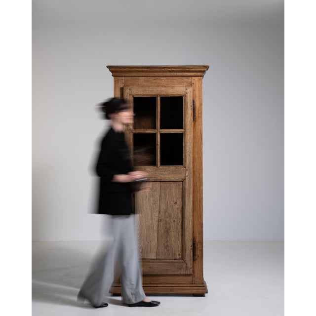 French Country Oak Provance Vitrine France 19th Century For Sale - Image 3 of 13