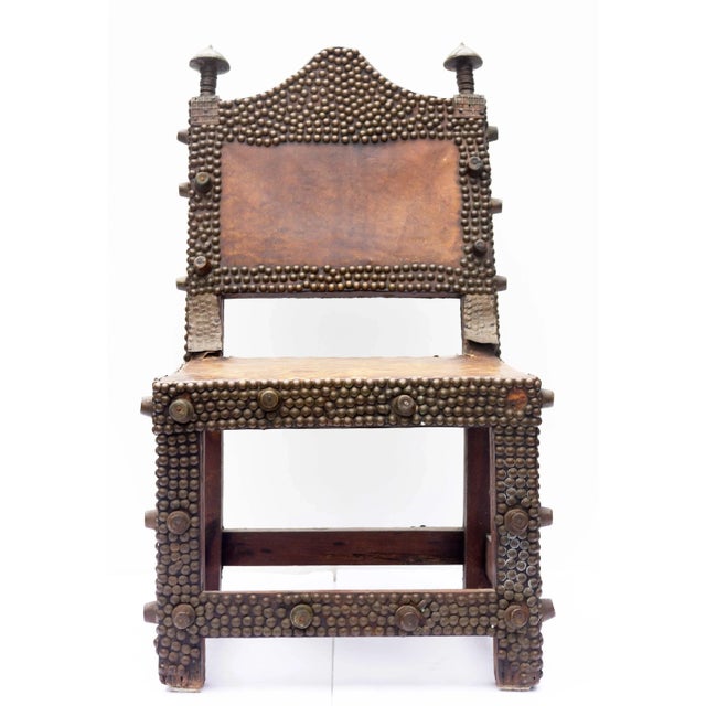 Tribal African Ashanti King's Asipim Chair Ghana 19th Century For Sale - Image 3 of 6