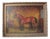 Kalo Zoltan, Chestnut Horse, 1950s, Oil on Canvas, Framed For Sale