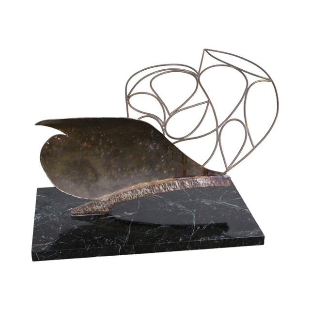 Postmodern Bronze Abstract Sculpture For Sale - Image 12 of 12