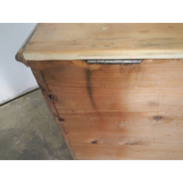 Fir Wood Work Table or Box, 1950s For Sale - Image 6 of 15