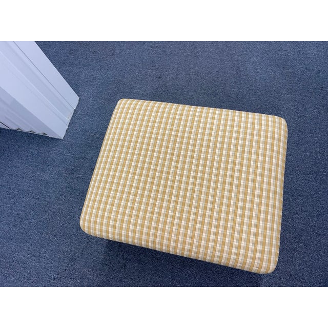 William Switzer Barley Twist Ottoman With Hooved Feet For Sale - Image 15 of 15