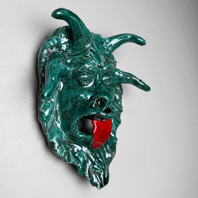 Ceramic Apotropaic Mask by Gennaro Condurso, Italy, 2010s For Sale - Image 6 of 9