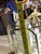 Vintage Brass & Glass Starburst Chandelier 16" Hanging Ceiling Light Fixture For Sale In New York - Image 6 of 13