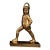 Mid 20th Century Maitland-Smith Hessian Soldier Style Brass Doorstop For Sale