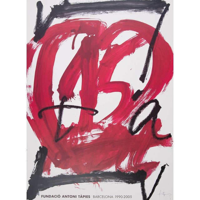 15 ans de la Fondation Poster after Antoni Tapies For Sale - Image 4 of 4