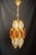 Vintage Brass Crystal Chandelier For Sale - Image 6 of 12