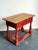 Vintage Ralph Lauren Red Distressed Console Table For Sale - Image 9 of 12