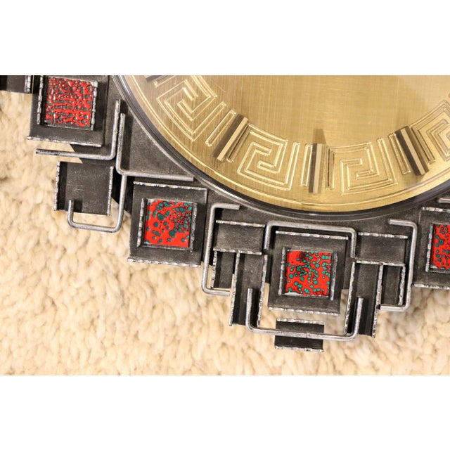 Electric Wall Clock from Atlantic, 1970s For Sale - Image 3 of 11