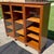 Brown Antique Triple Oak Bookcase For Sale - Image 8 of 9