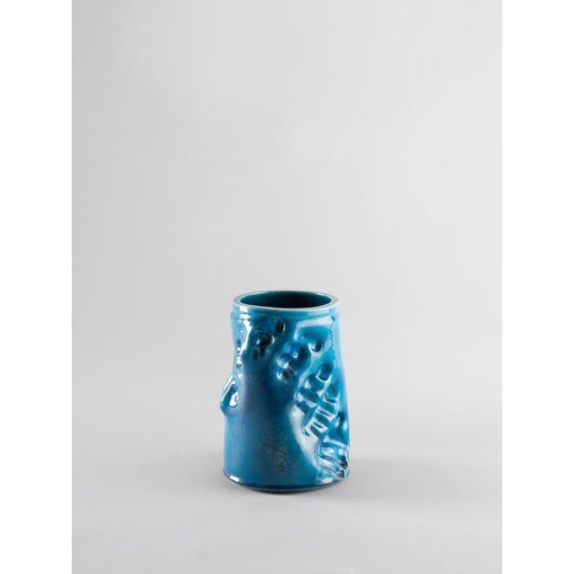 Vintage Italian Distorto Vase with Finger Prints by Carlo Zauli, 1972 For Sale - Image 13 of 13