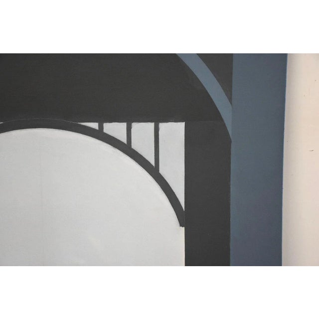 1990s 1990s Saul Chase Acrylic on Board Painting For Sale - Image 5 of 10