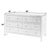 Modern Nora 60 in. W Raffia 6 Drawer Dresser, Charcoal Raffia For Sale - Image 3 of 9