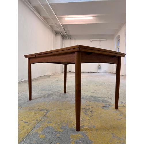 Danish Extendable Teak Dining Table For Sale - Image 11 of 11