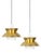 Vintage Danish Pendant Lamps by Henning Klok for Louis Poulsen, 1950s, Set of 2 For Sale