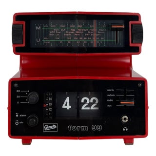 Graetz Form 99 C Radio Clock, 1970s For Sale