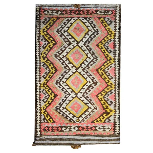 Mid-20th Century Kilim Rug For Sale - Image 12 of 12