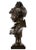 Patinated Bronze Bust of Young Girl by Alfred Rolle For Sale - Image 4 of 8
