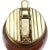Murano Vintage Murano Barbini Copper Aventurine Flecks Italian Art Glass Pinched Waist Decorative Lighter For Sale - Image 4 of 7