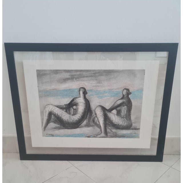 Original lithograph, edizioni seat rome, 1983 — limited edition of 3,000 a striking and fully documented original...